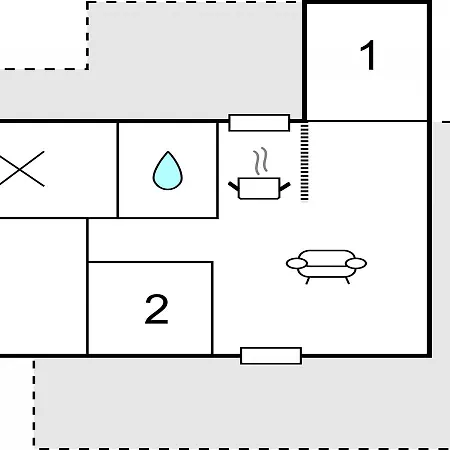 Two-bedroom Holiday In * エーベルトフト